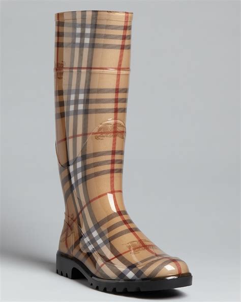 burberry rain boot combat boots|Burberry haymarket rain boots.